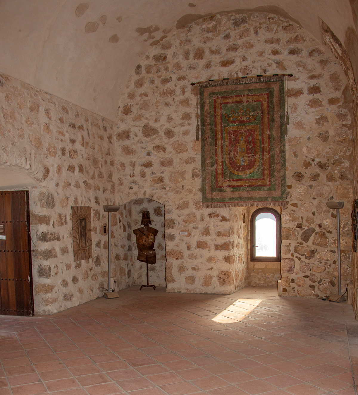 General view of the upper floor of the Tower of Homage