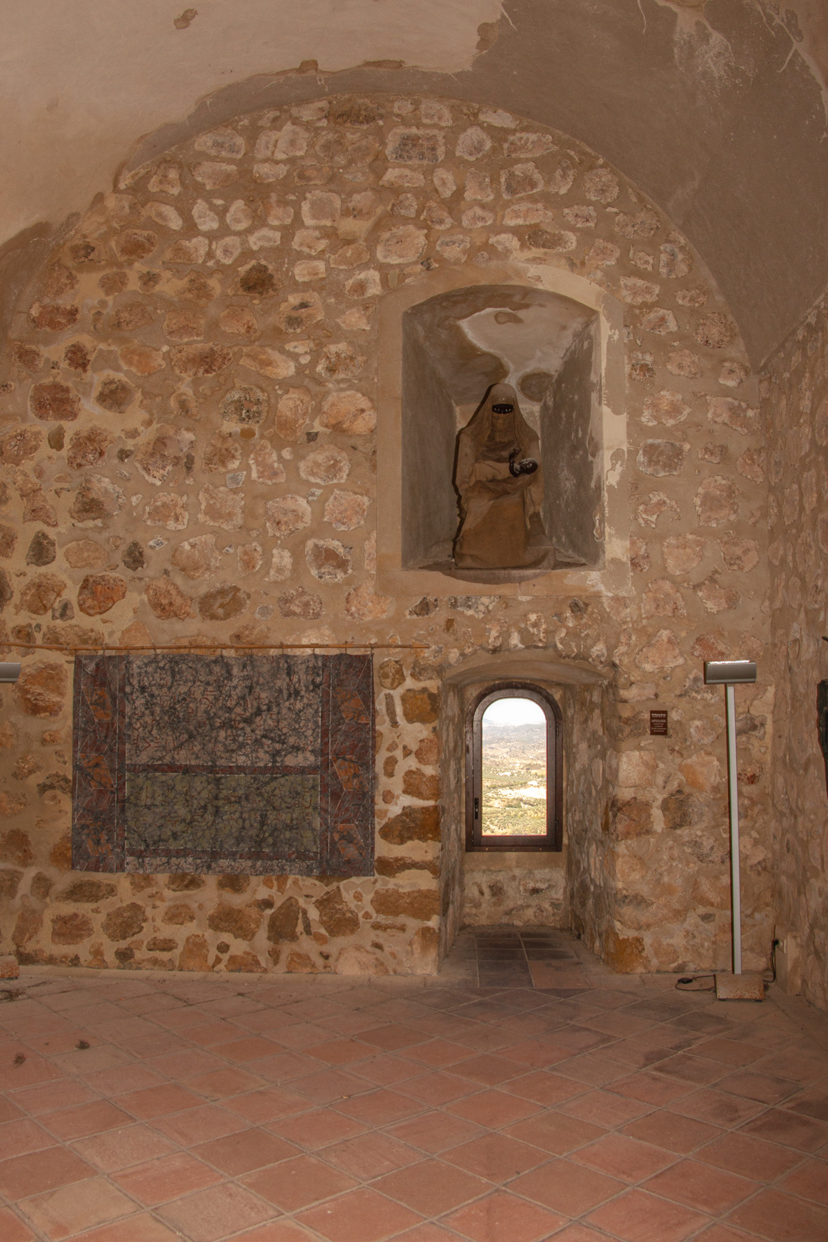 Muro Oeste de la torre del homenaje