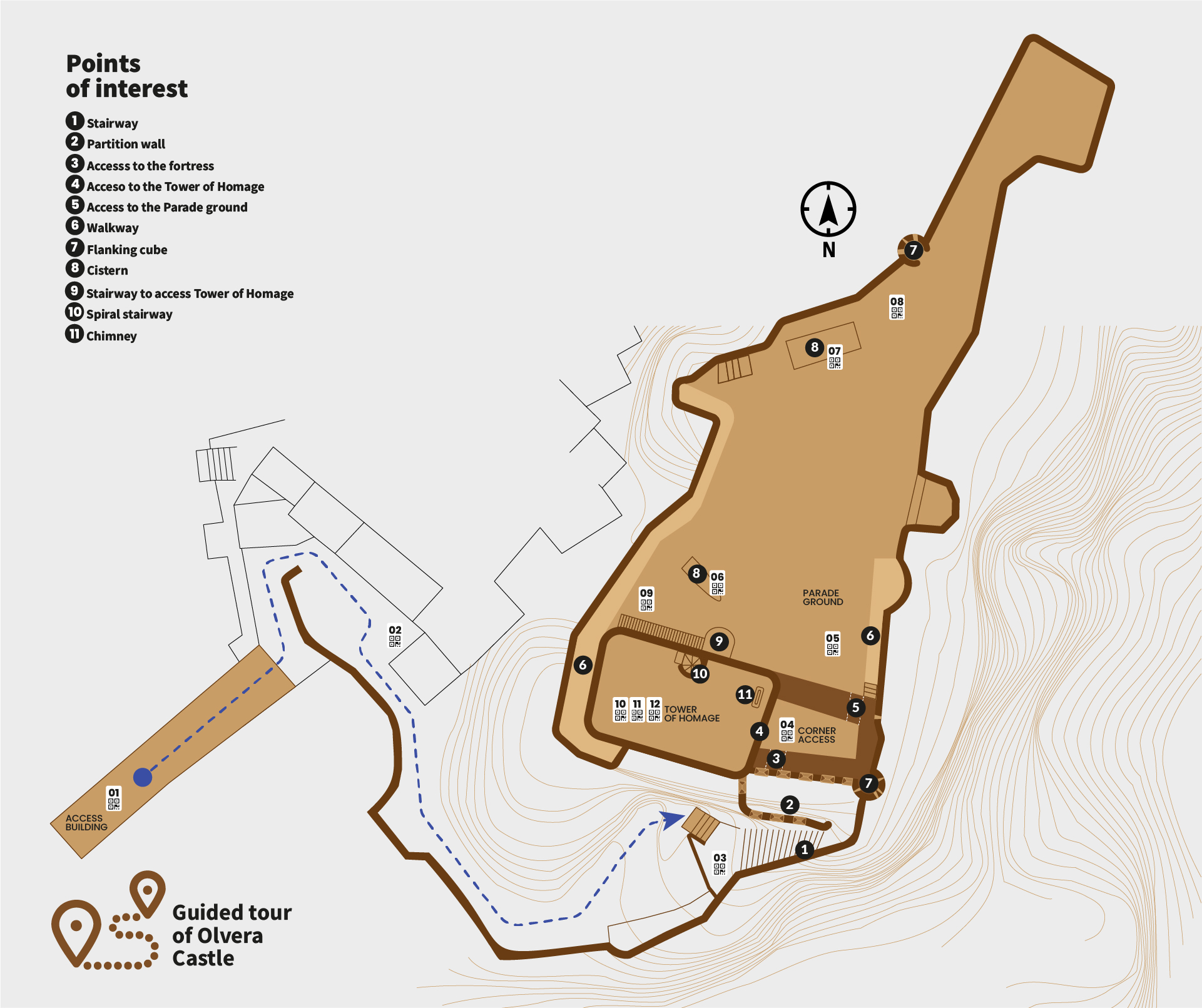 Plan of the fortress